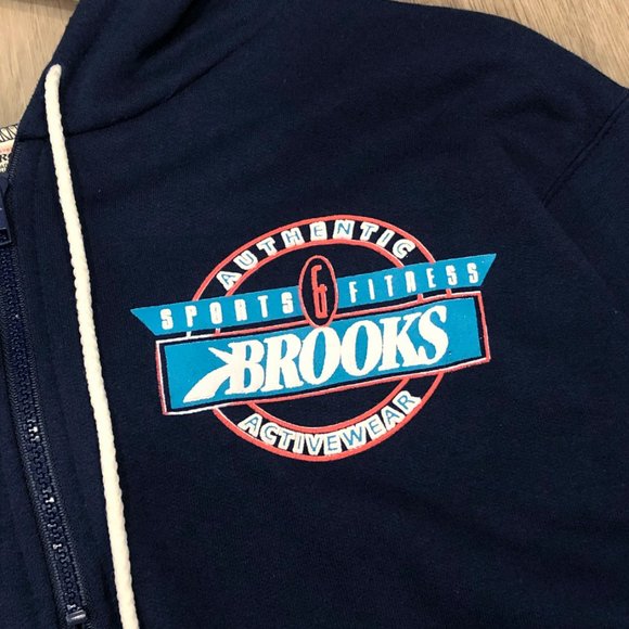 Vintage Brooks 1/4 Zip Hoodie - Picture 2 of 3